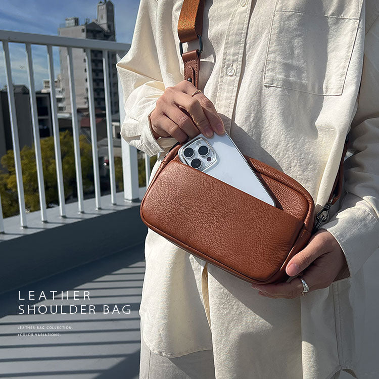 Charis Poche 【本革】レザーショルダーバッグ ab-lb037