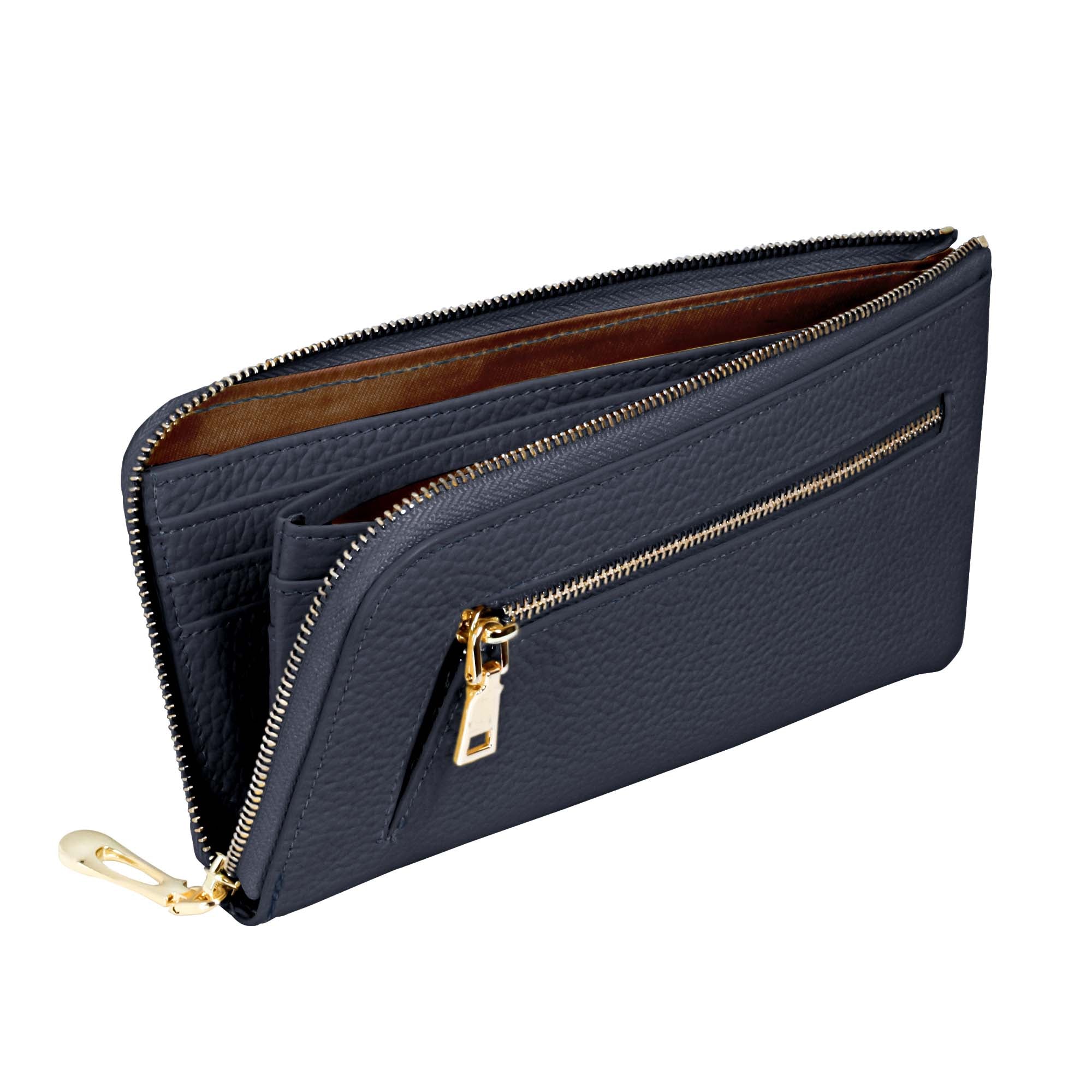 Charis Poche 【本革】スリムロングウォレット ab-lw509