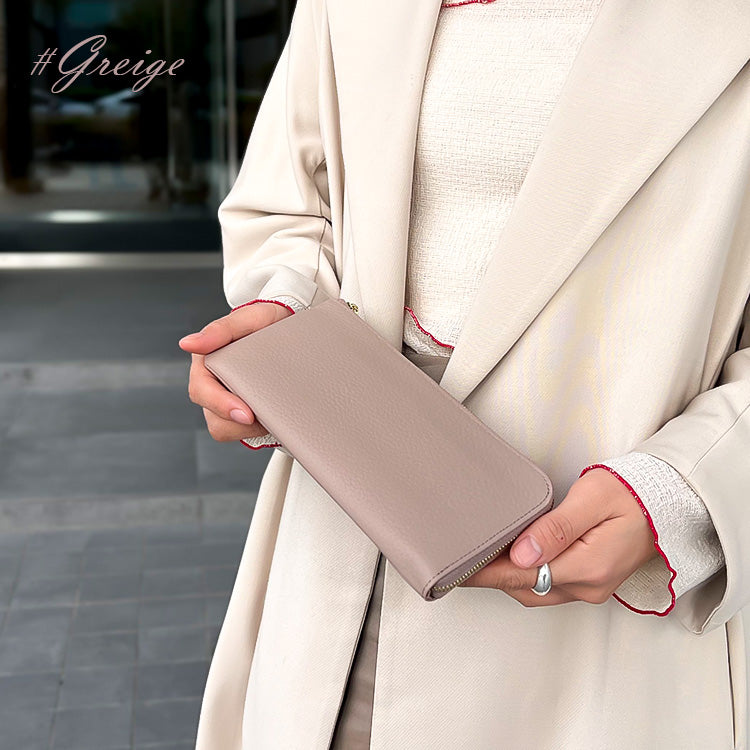 Charis Poche 【本革】スリムロングウォレット ab-lw509