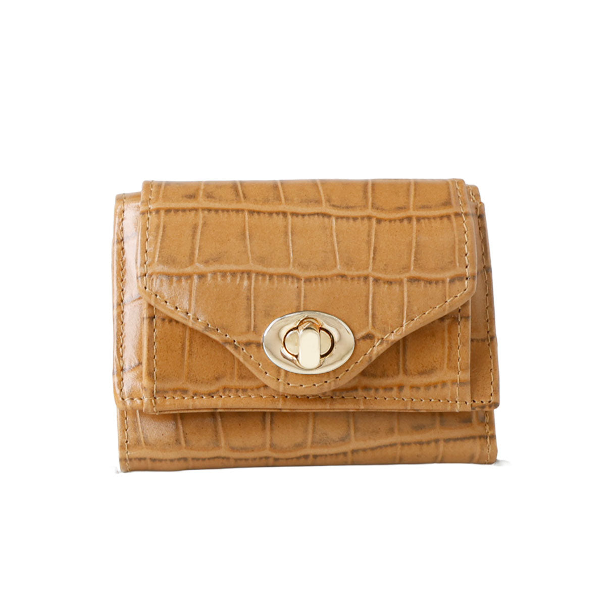 Charis Poche【本革】クロコ型押し 小さい財布 ab-lw512