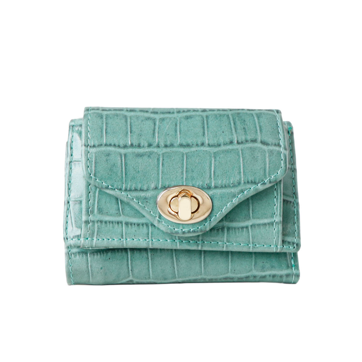 Charis Poche【本革】クロコ型押し 小さい財布 ab-lw512