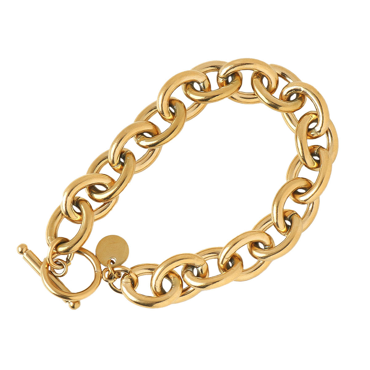 サージカルチェーンブレスレット ゴールド シルバー ab-snb013