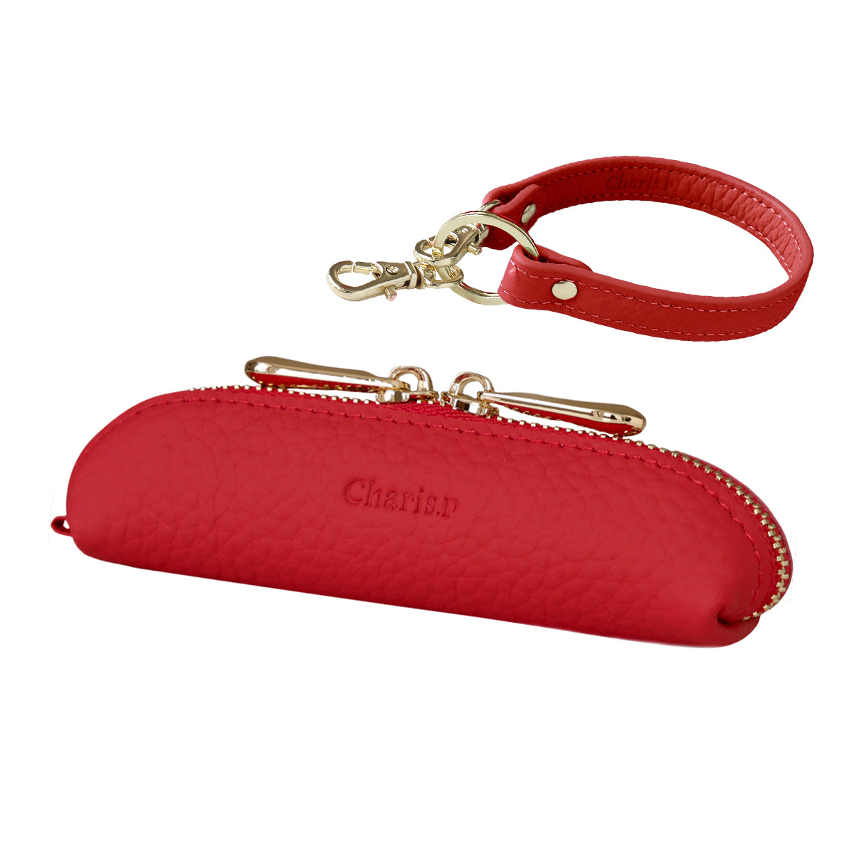 【本革】マルチコインケース,ハンドストラップセット ab-cp502-m-set1