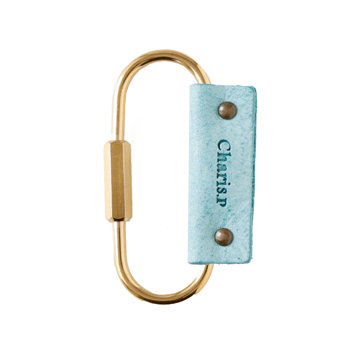 Charis Poche【本革】真鍮カラビナ kh058