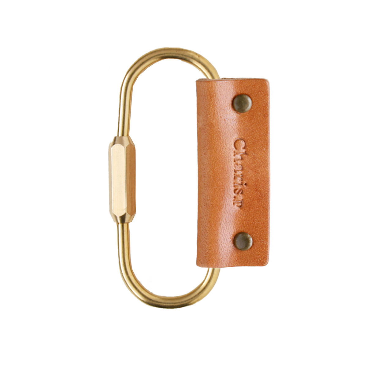 Charis Poche【本革】真鍮カラビナ kh060
