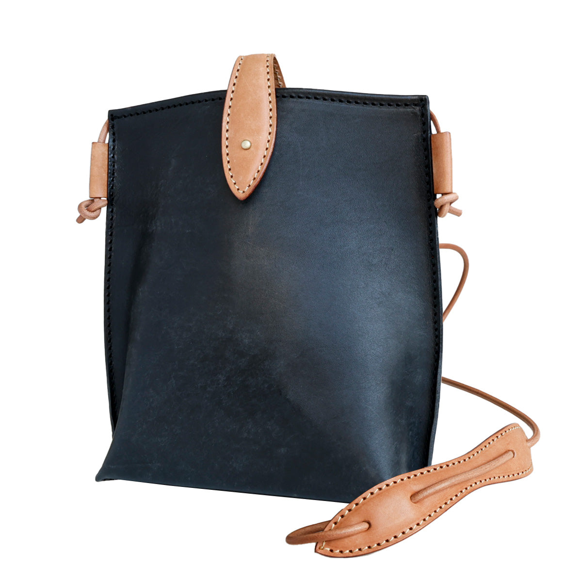 【本革】育てるショルダーバッグ イタリアンレザー lb352