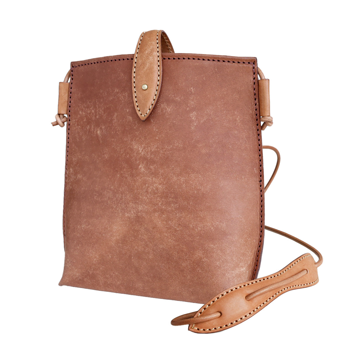 【本革】育てるショルダーバッグ イタリアンレザー lb352