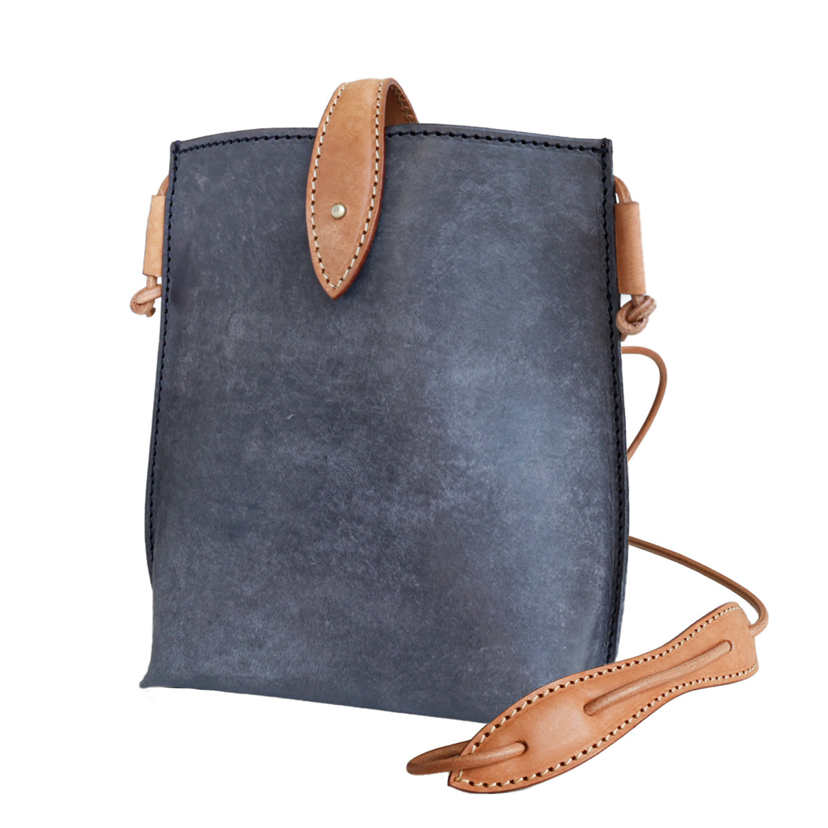 【本革】育てるショルダーバッグ イタリアンレザー lb352