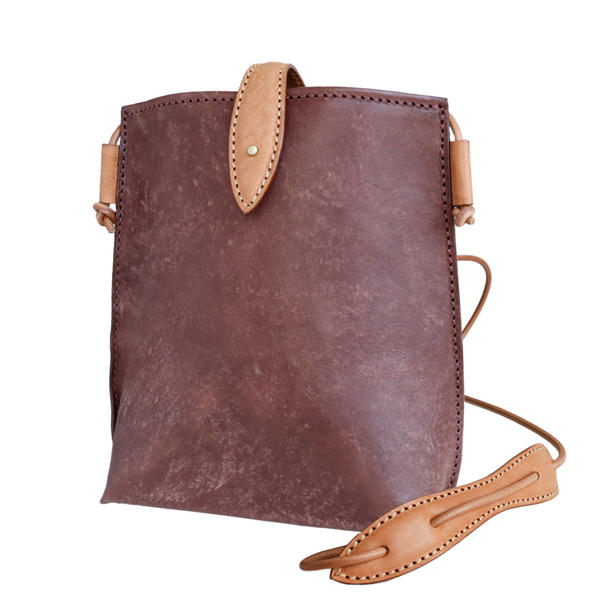 【本革】育てるショルダーバッグ イタリアンレザー lb352