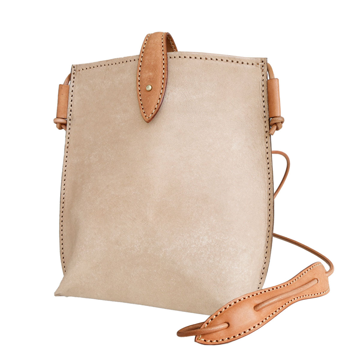 【本革】育てるショルダーバッグ イタリアンレザー lb352