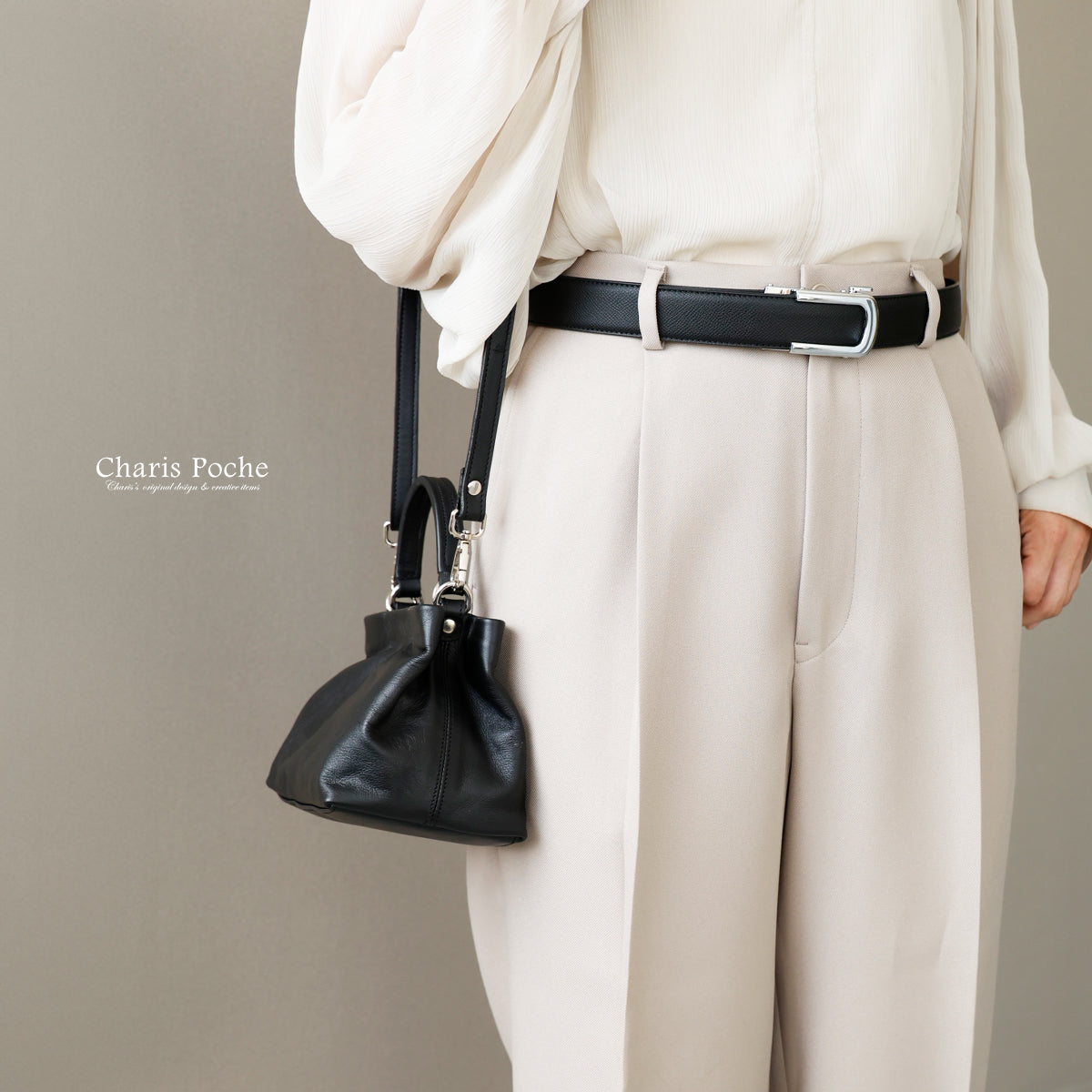 【本革】カーフスキン2WAYミニバッグ lbw016