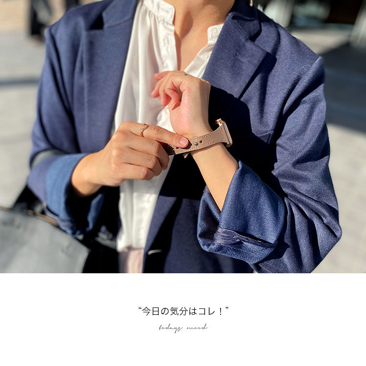 【本革】Apple Watch カラーバンド ab-wc002