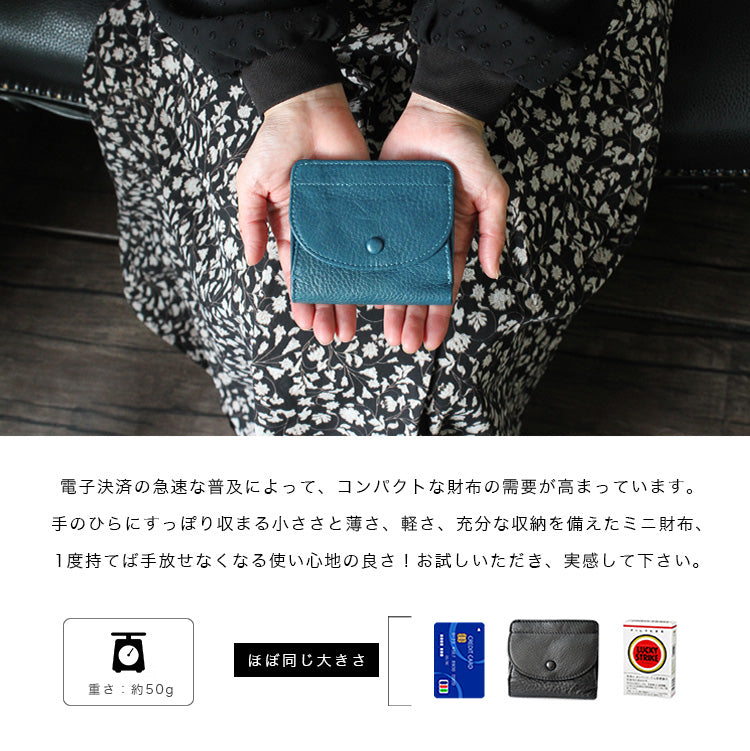 【本革】ミニウォレット ab-lw015