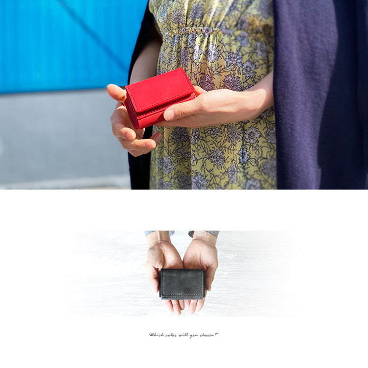 【本革】ミニウォレット lw219