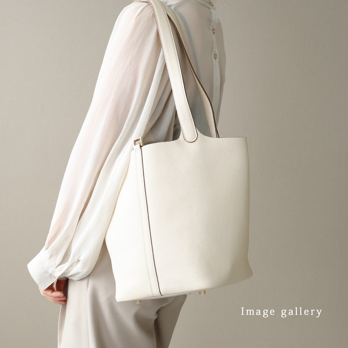 【本革】キーロック バケットバッグ　ab-lb051