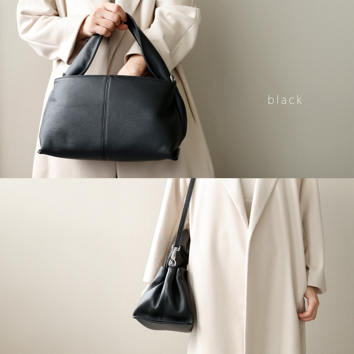 【本革】2WAYハンド・ショルダーバッグ　ab-lb055