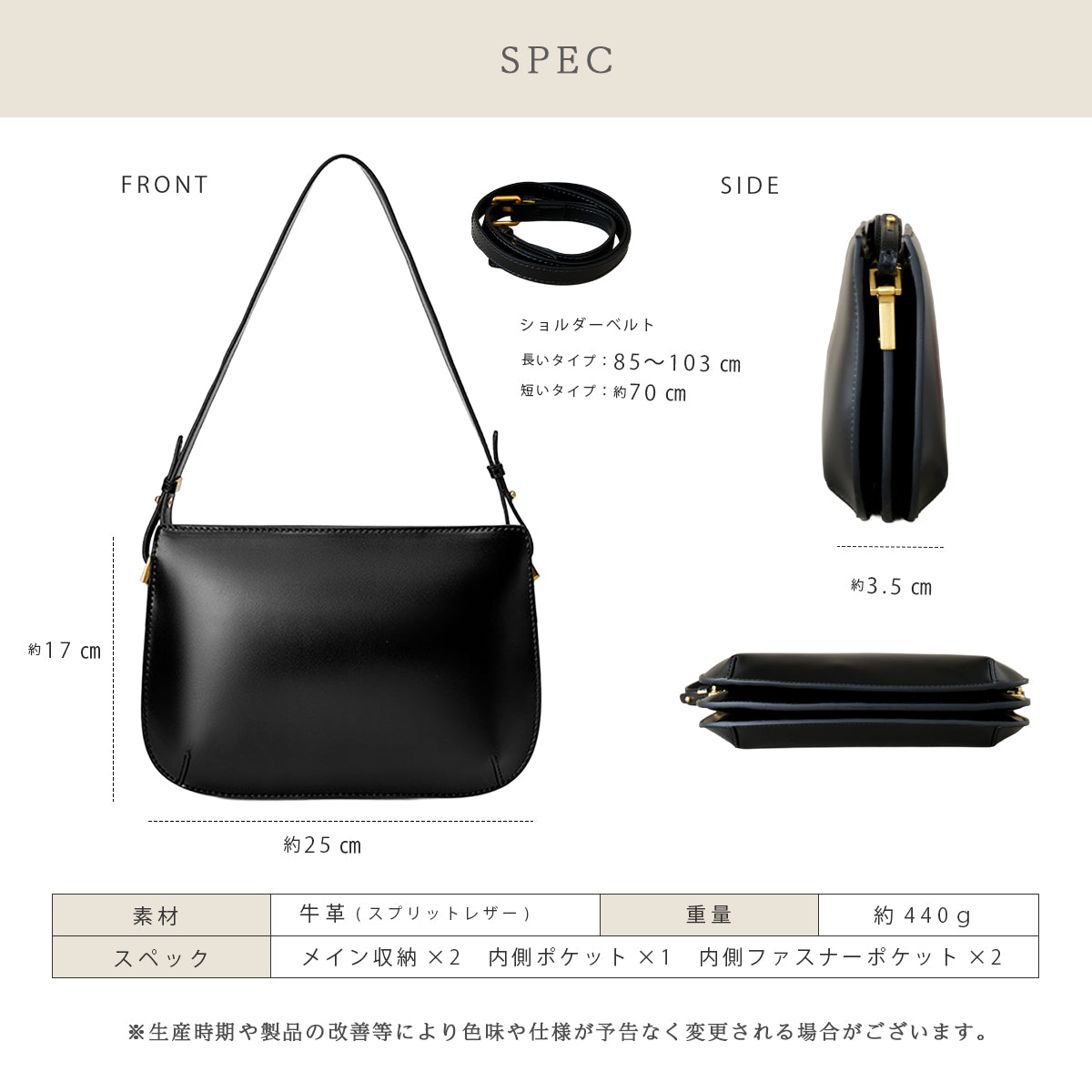 【本革】ミニショルダーバッグ　ab-lb056