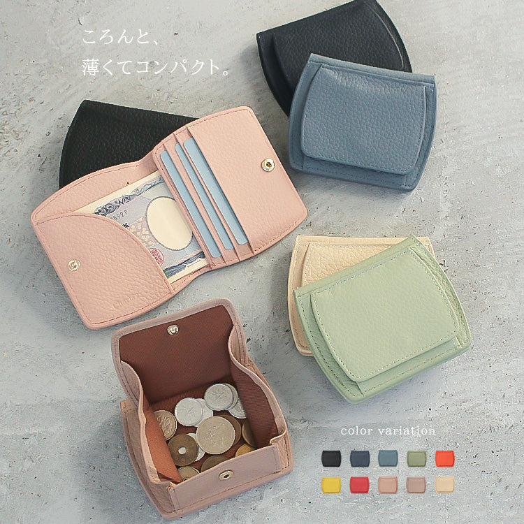 Charis Poche 【本革】コンパクトウォレット  ab-lw507