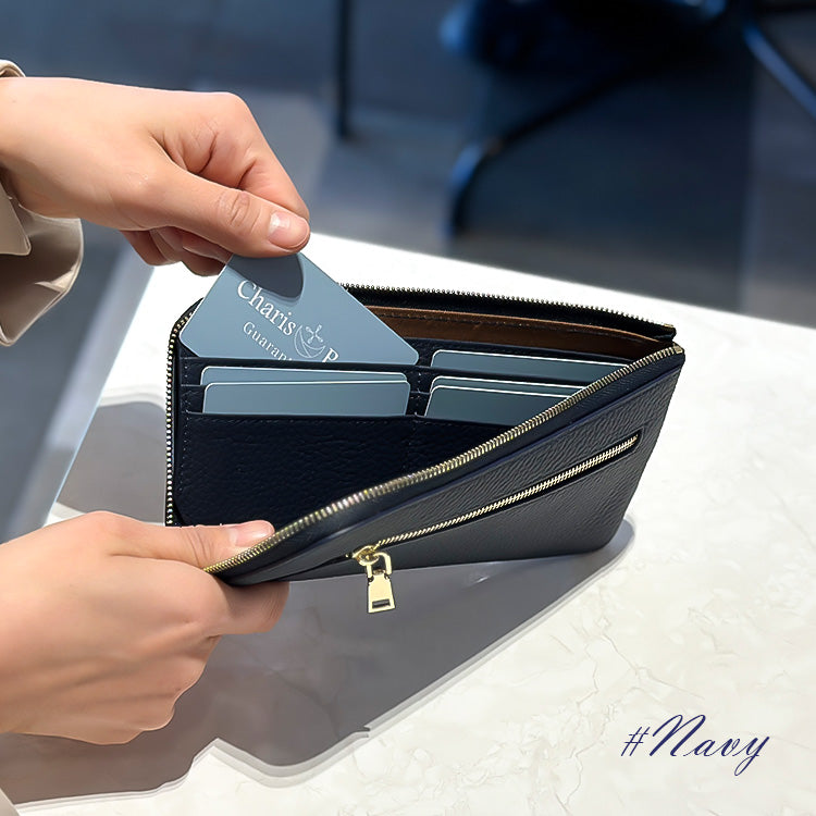 Charis Poche 【本革】スリムロングウォレット  ab-lw509