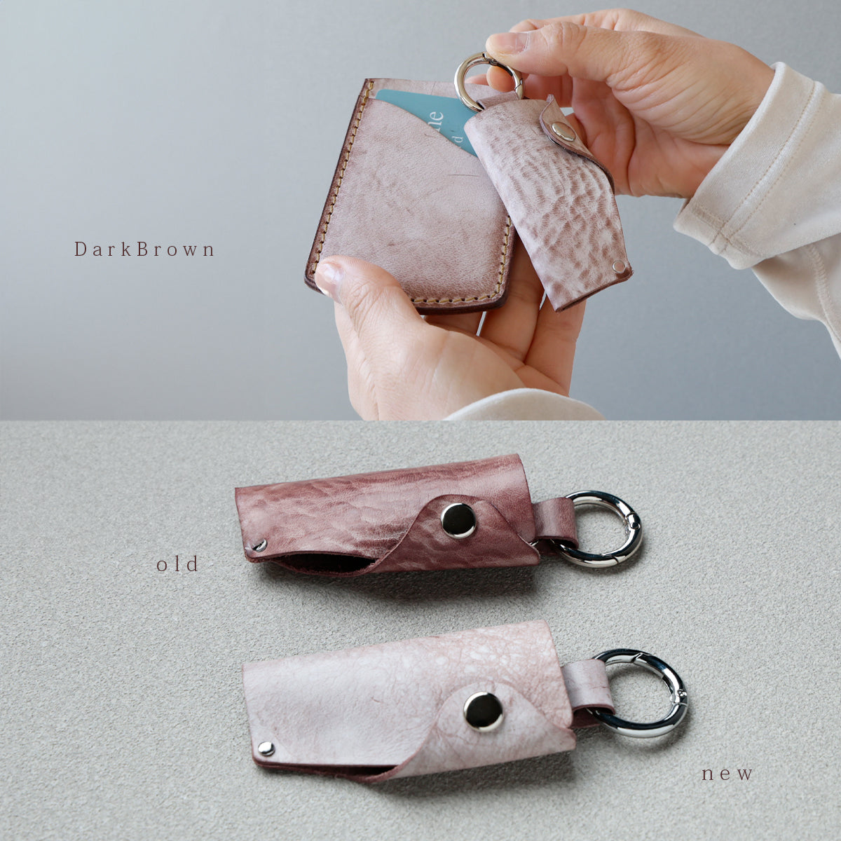 本革 | アラスカレザーキーケース　kp074