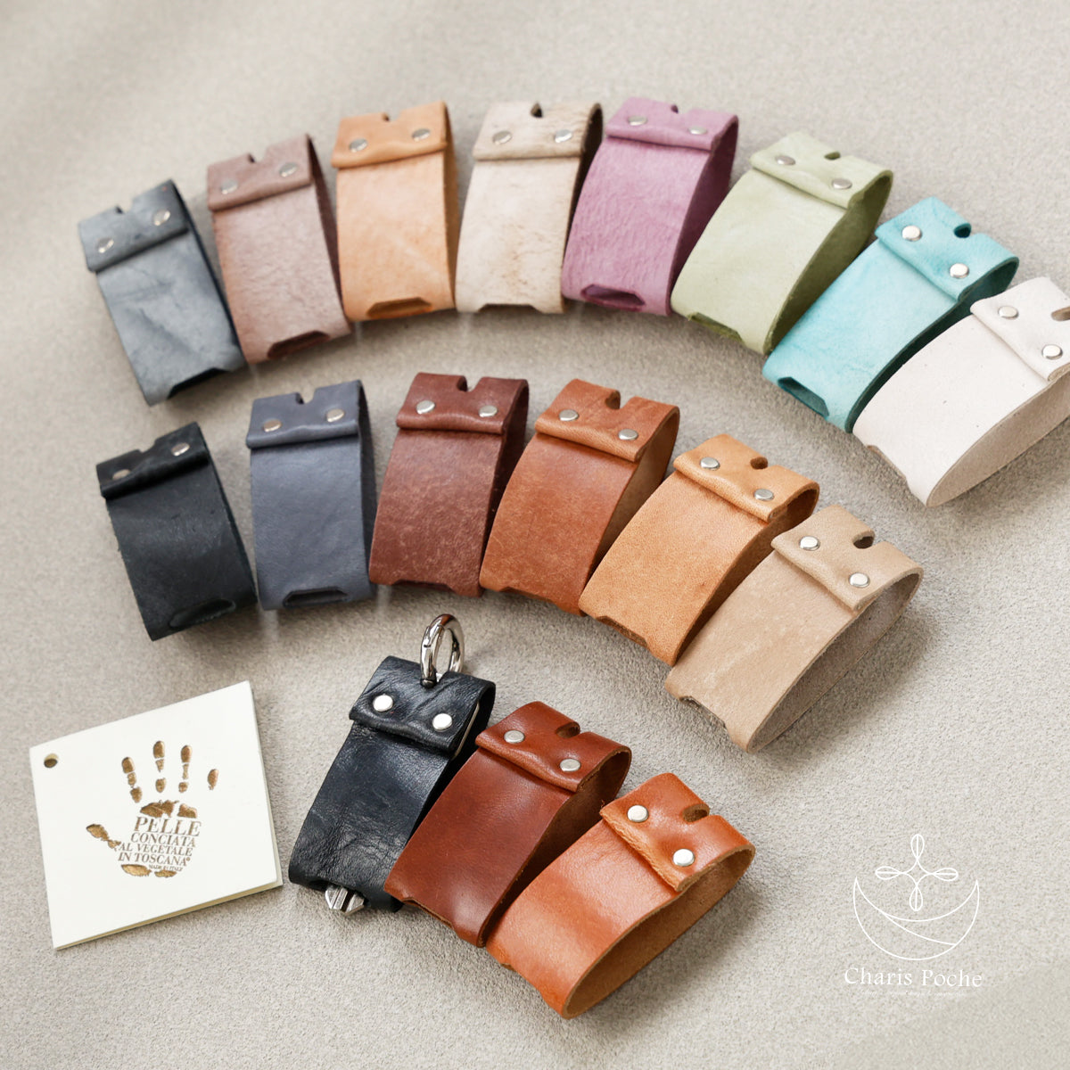 本革｜イタリアンレザー《3種》キーカバー　ky138