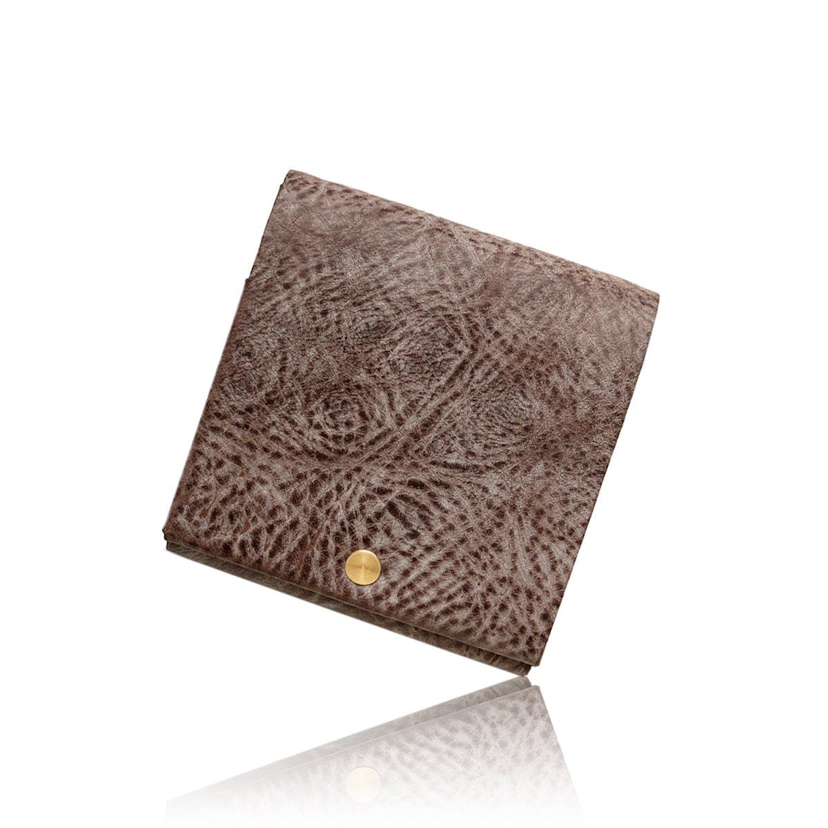 charispoche【本革】 シームレス二つ折り財布 lw265