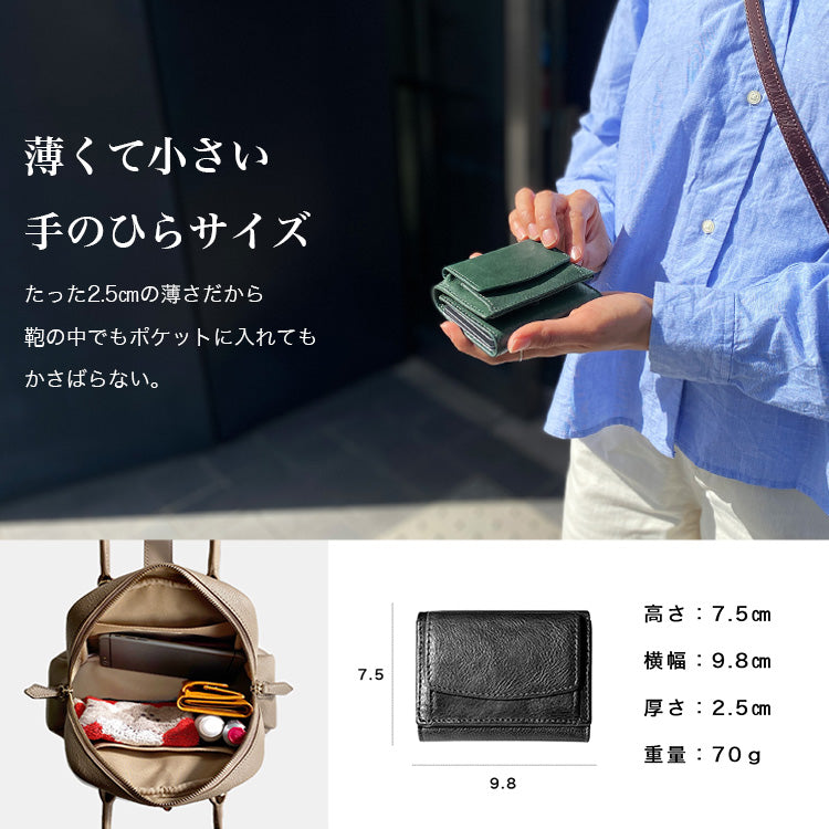 Charis Poche【本革】ミニウォレット-Part2 High grade-  ab-lw502